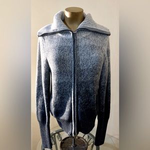American Eagle Gray Knit Jacket size XL